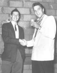Elvis Presley with Glen Glenn